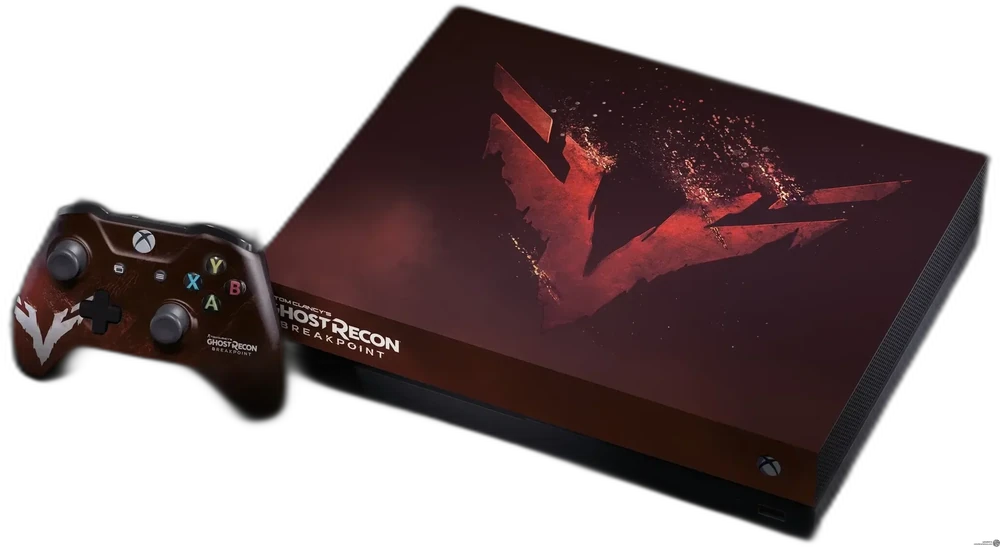 Microsoft Xbox One X Ghosts Recon Breakpoint Red