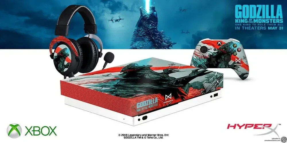 Microsoft Xbox One X Godzilla King of the Monsters Model 2