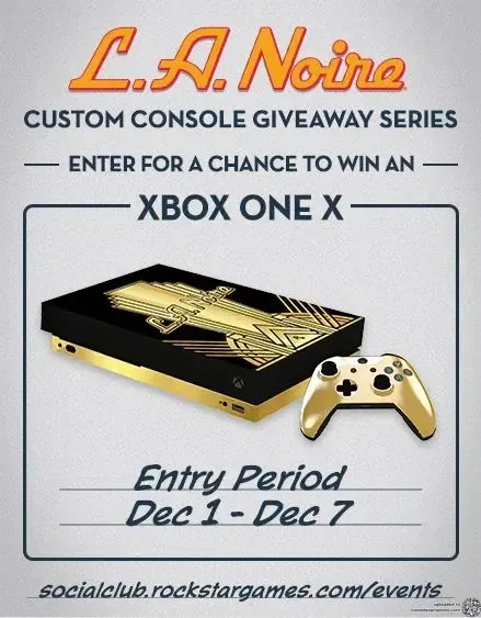 Microsoft Xbox One X L.A.Noire