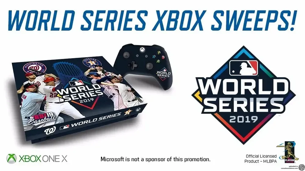 Microsoft Xbox One X MLB Baseball World Series 2019