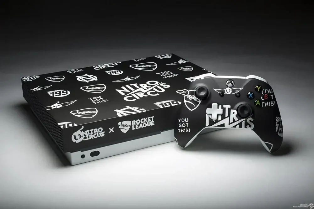 Microsoft Xbox One X Nitro Circus Rocket League