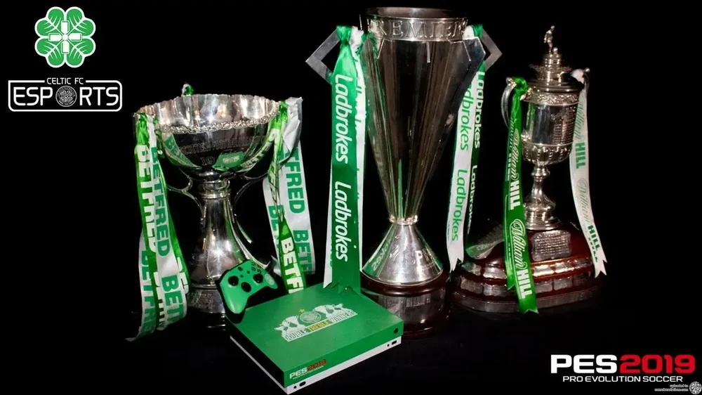 Microsoft Xbox One X Pes 2019 Celtic Glasgow