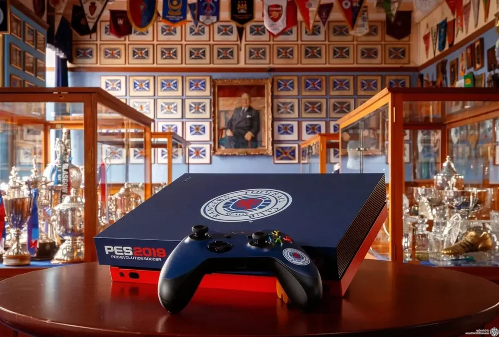 Microsoft Xbox One X Pes 2019 Glasgow Rangers