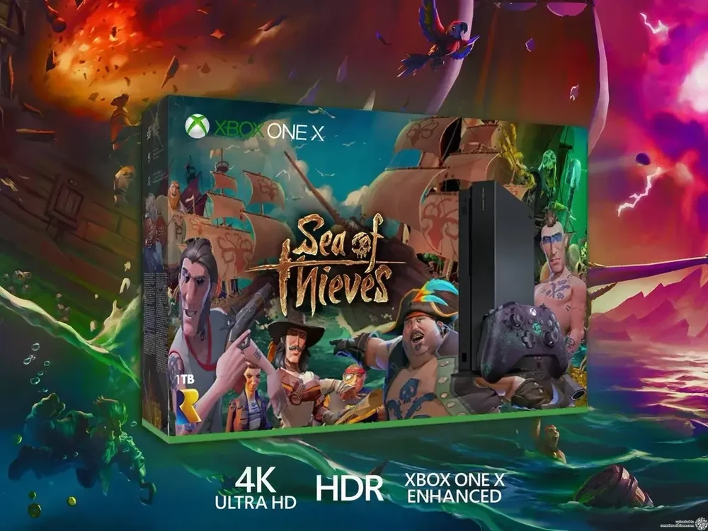 Microsoft Xbox One X Project Scorpio Sea of Thieves Bundle