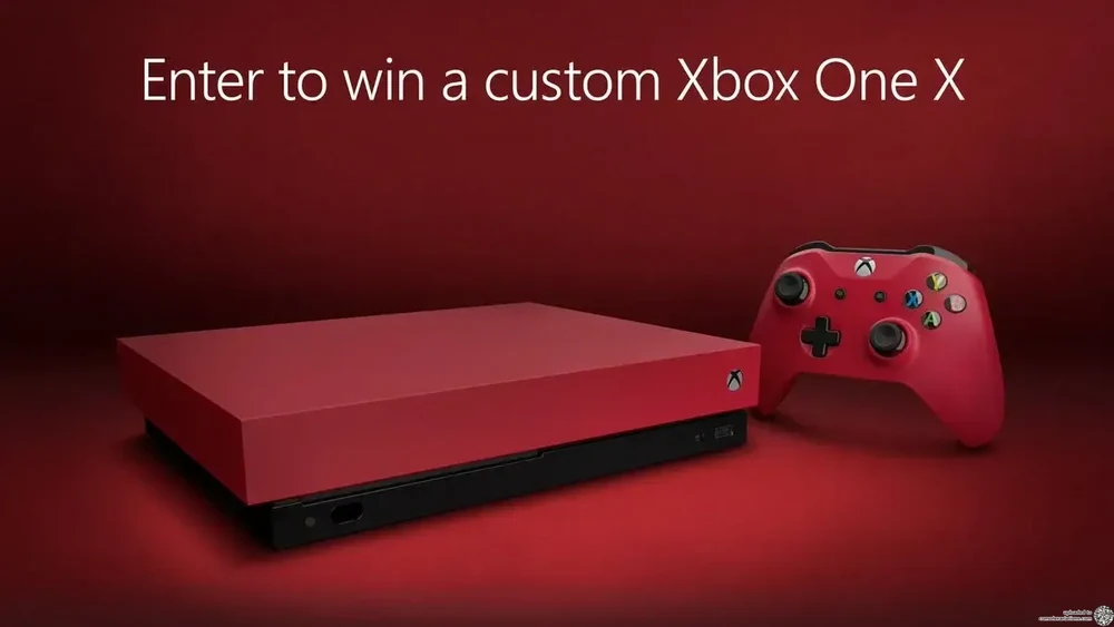Microsoft Xbox One X Red