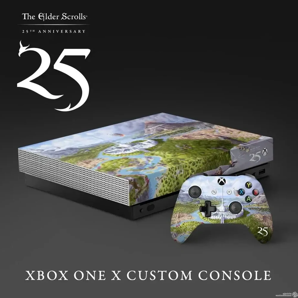 Microsoft Xbox One X The Elder Scrolls 25th Anniversary