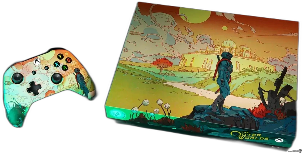 Microsoft Xbox One X The Outer Worlds console