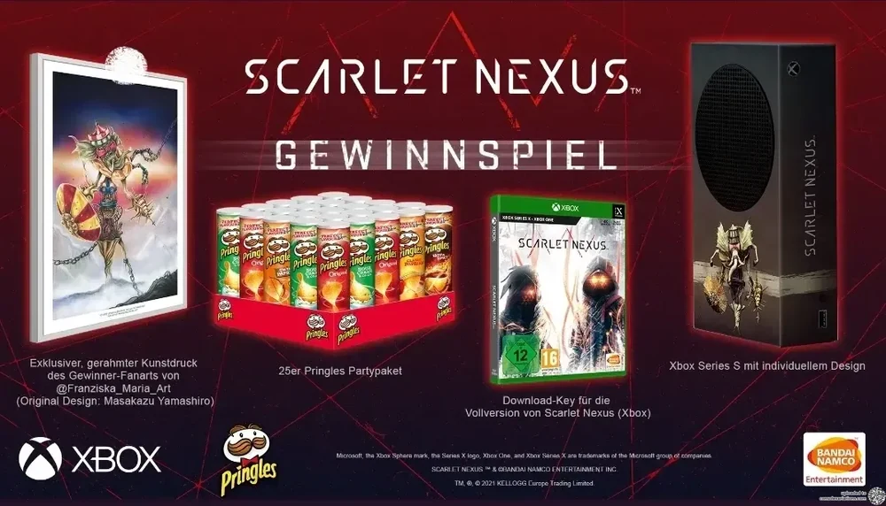 Microsoft Series S Scarlet Nexus Pringles