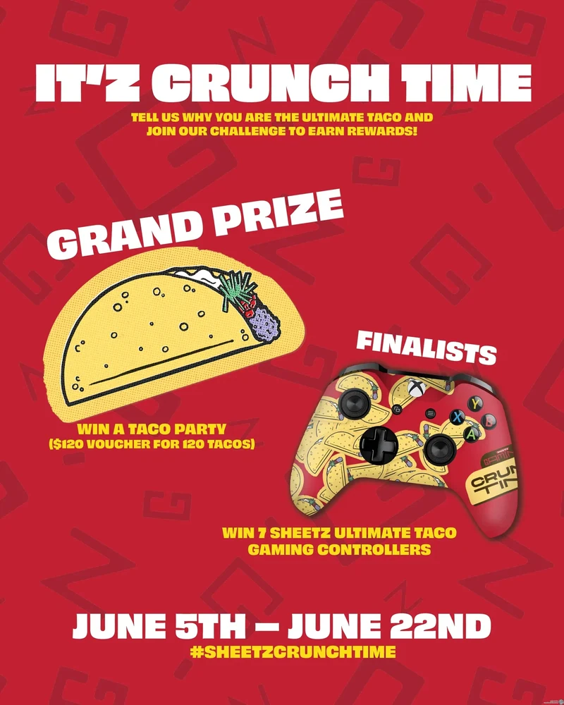 'Microsoft Xbox Series X Sheetz "Crunch Time" Controller'