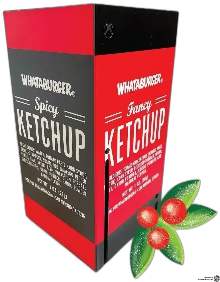 Microsoft Xbox Series X Whataburger Ketchup