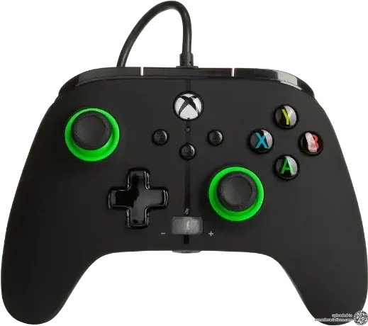 PowerA - Xbox Series X│S Ehanced Wired Controller - Green Hint
