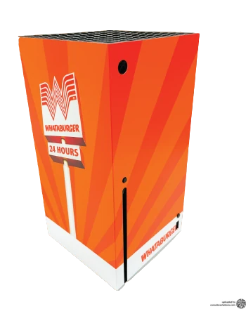 Microsoft Xbox Series X Whataburger Orange Sign