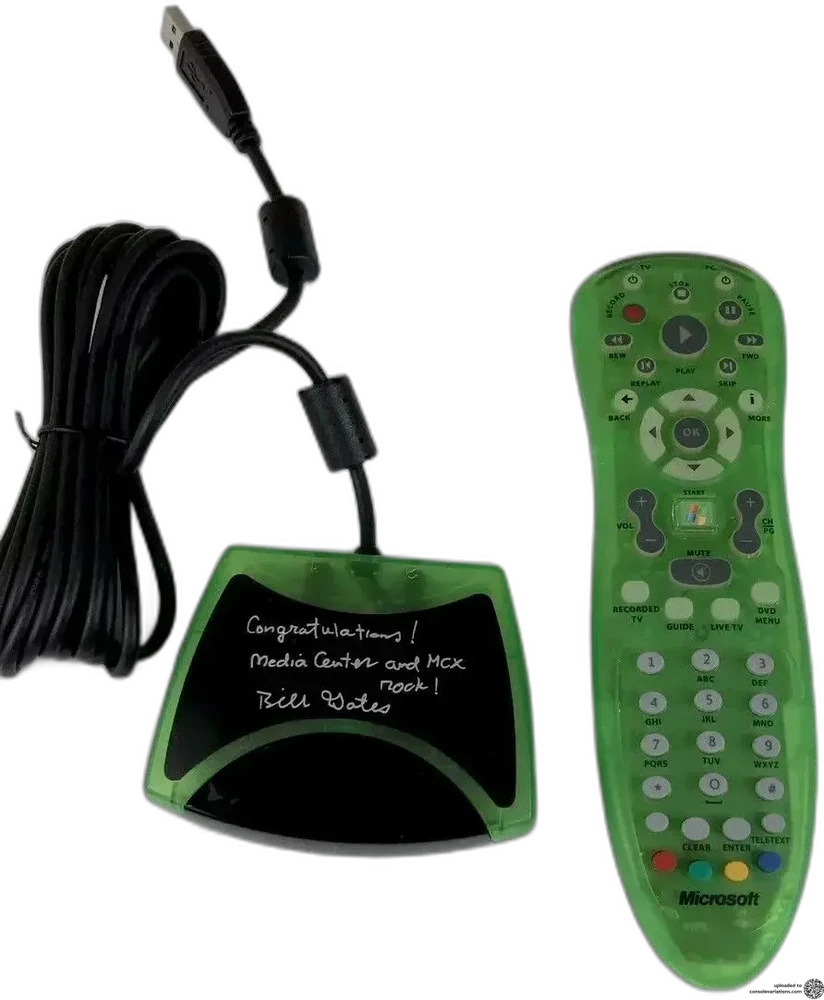 Microsoft Xbox Clear Green Remote Controller