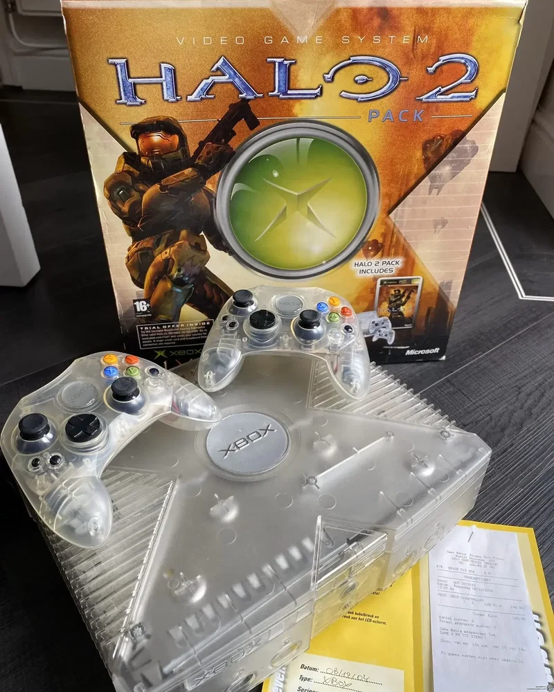 Microsoft Xbox Crystal Clear Halo 2