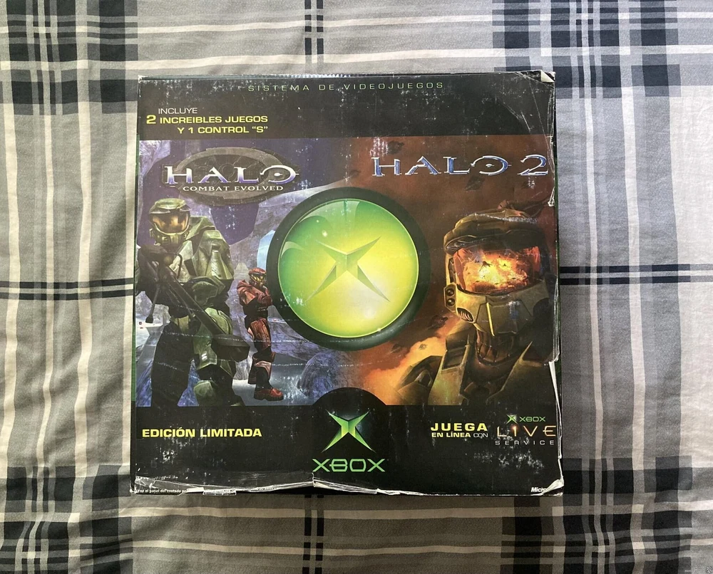 Microsoft Xbox Halo Combat Evolved And Halo 2 Bundle (MX)
