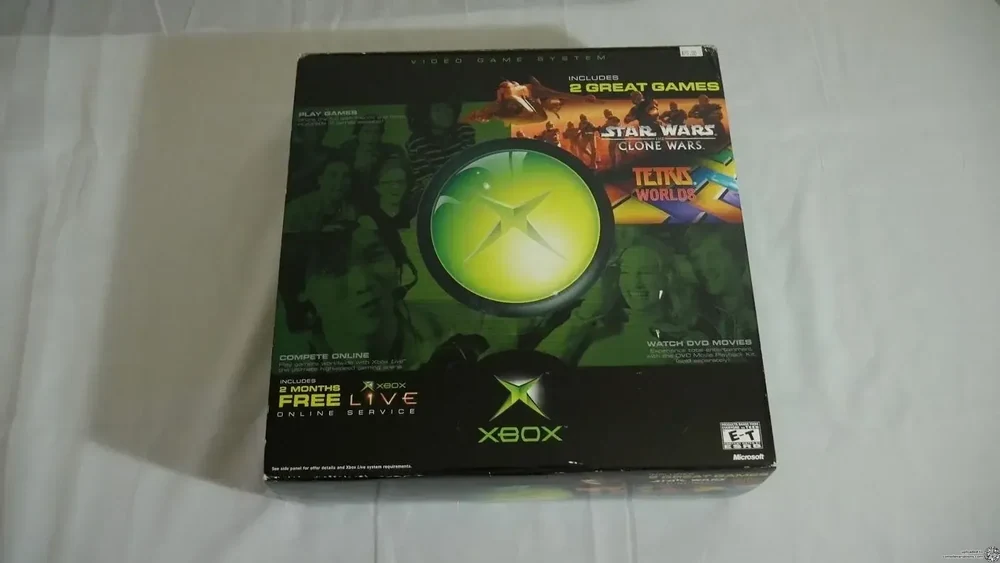 Microsoft Xbox Star Wars Clone Wars + Tetris Worlds Bundle