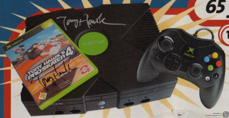 Microsoft Xbox Tony Hawk Autographed