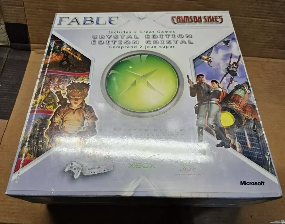 Microsoft Xbox Xbox Crystal Fable and Crimson Skies Bundle