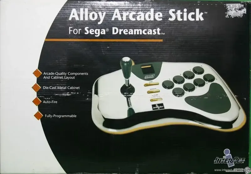 Recoton Dreamcast Alloy Arcade Stick