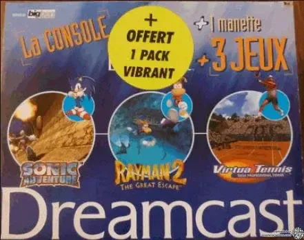 Sega Dreamcast 3 Jeux Bundle