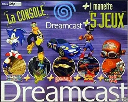 Sega Dreamcast 5 Jeux Bundle