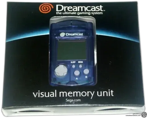 Sega Dreamcast Clear Blue Visual Memory Unit