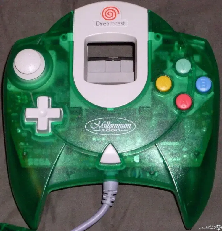 Sega Dreamcast Millennium 2000 Lime Green Controller