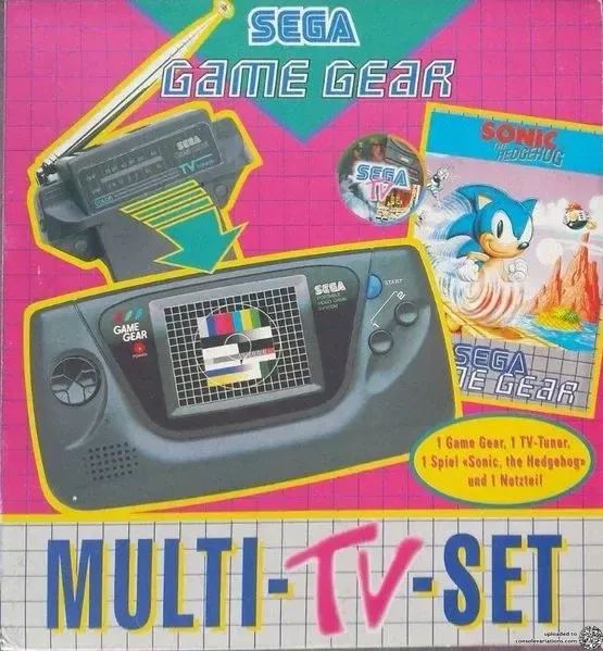 Sega Game Gear Sonic the Hedgehog + TV Tuner Bundle