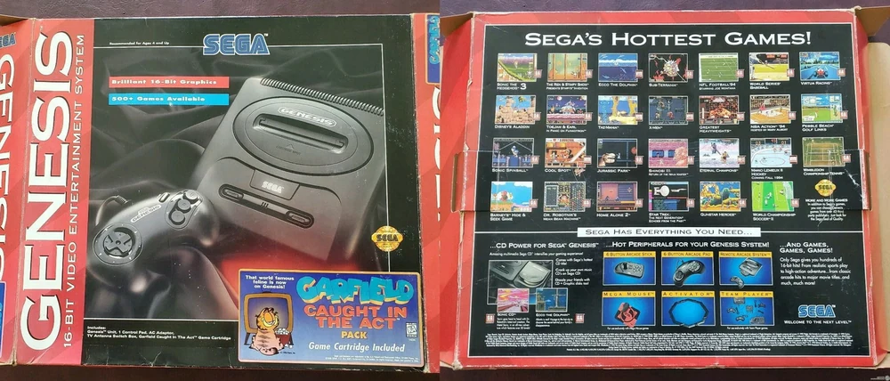 Sega Genesis Garfield Bundle