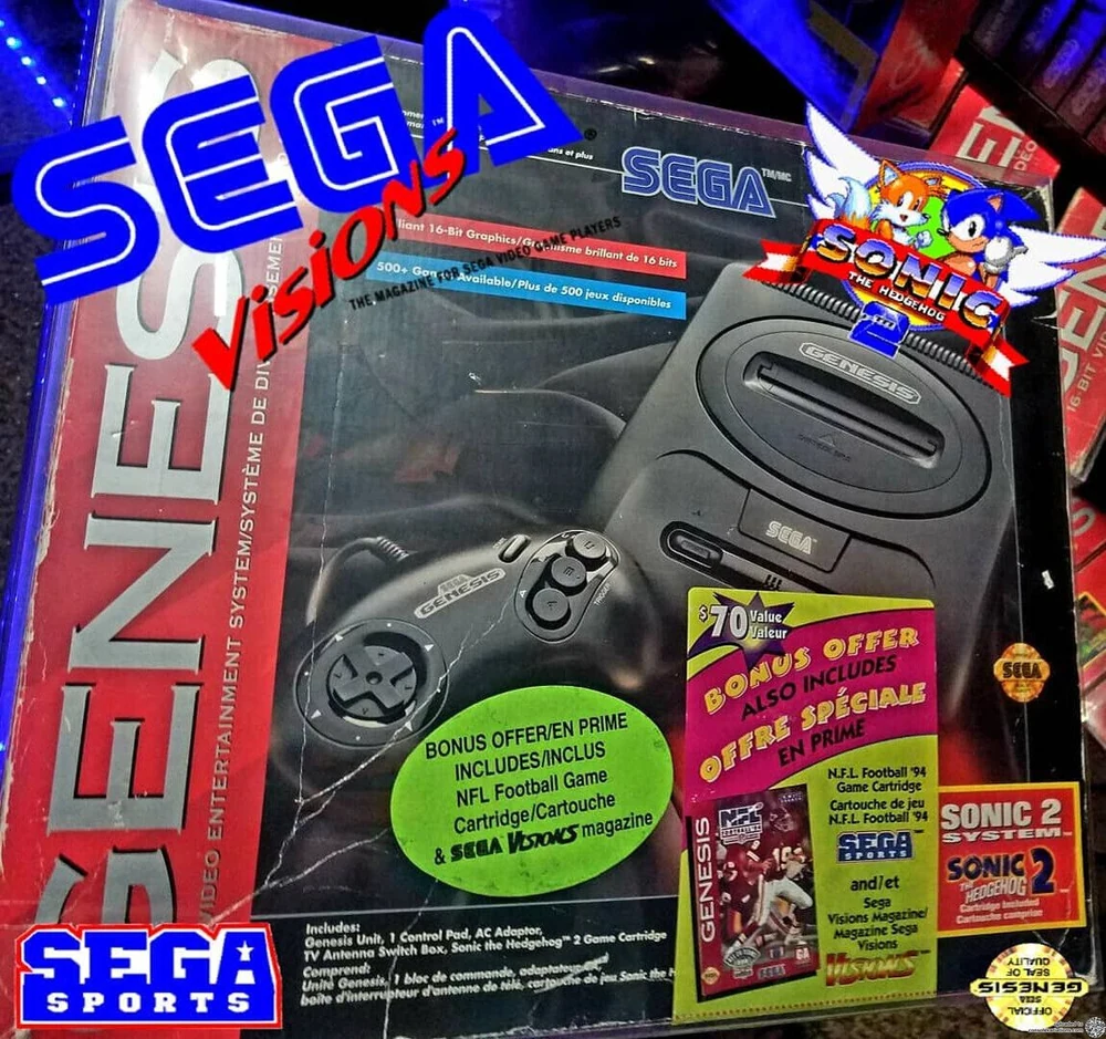 Sega Genesis NFL Football Visions Bundle