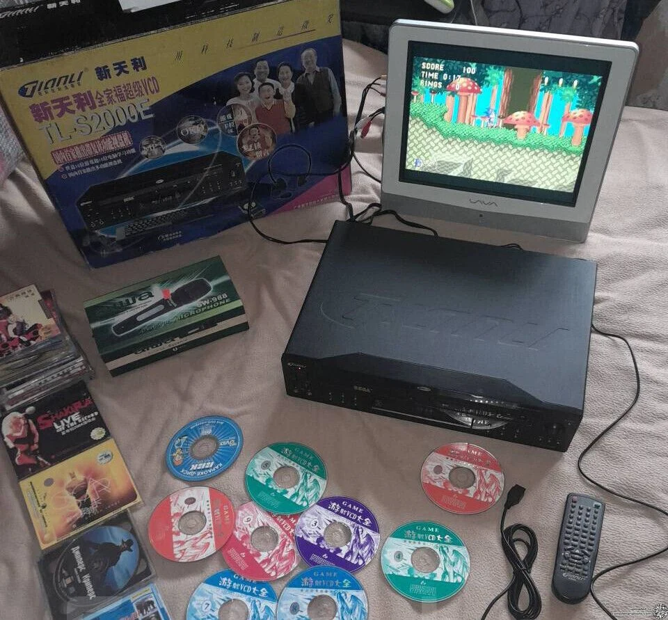 Sega Genesis Mega Drive Tianli TL-S2000E VCD Player