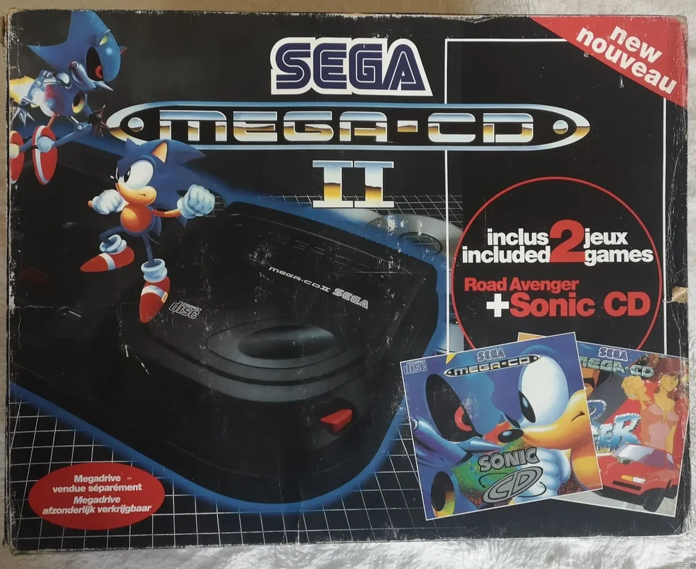 Sega Mega CD Road Avenger + Sonic CD Bundlew