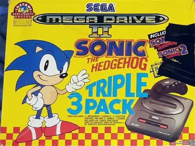 Sega Mega Drive II Sonic Triple Pack