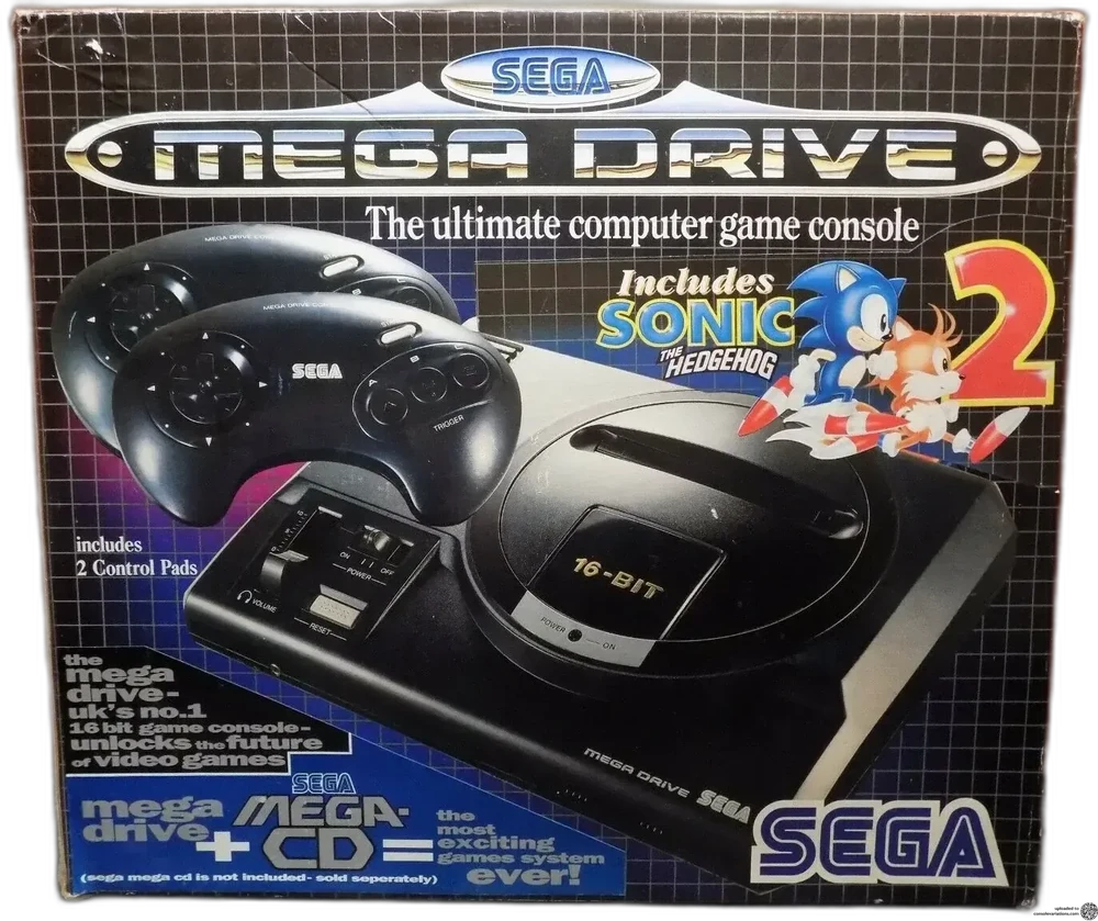 Sega Mega Drive Sonic 2 Bundle (UK)