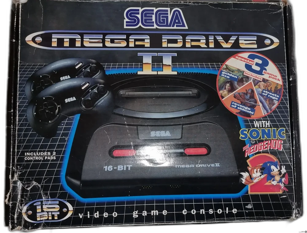 Sega Megadrive II Sonic 2 Plus Special 3 Game Pack