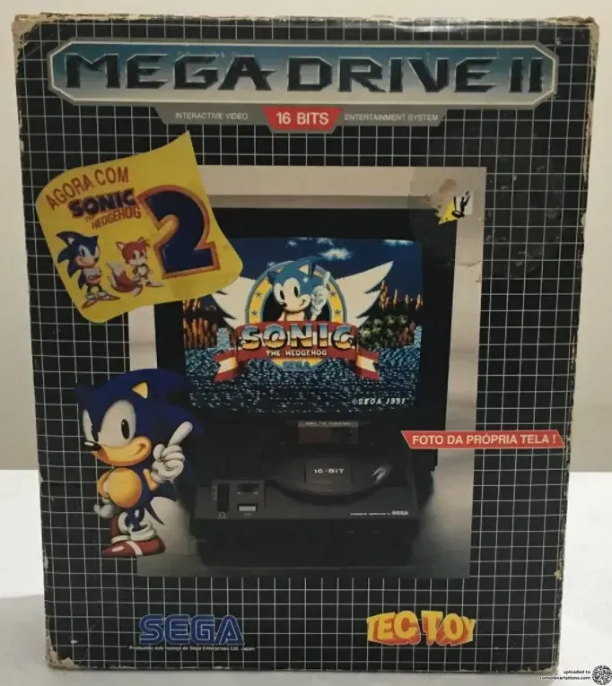 Tec Toy Mega Drive II Sonic the Hedgehog 2 Bundle