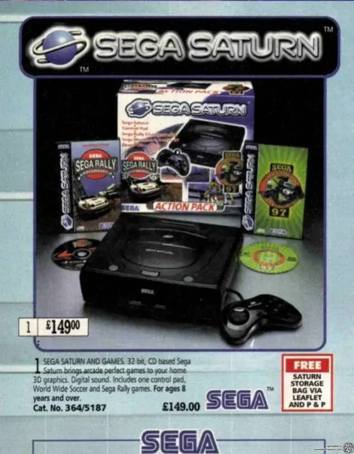 Sega Saturn Action Pack Bundle