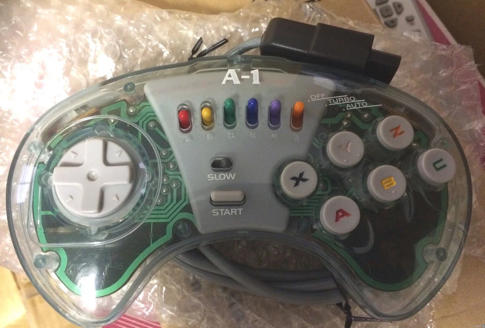 Sega Saturn A-1 Clear Pad