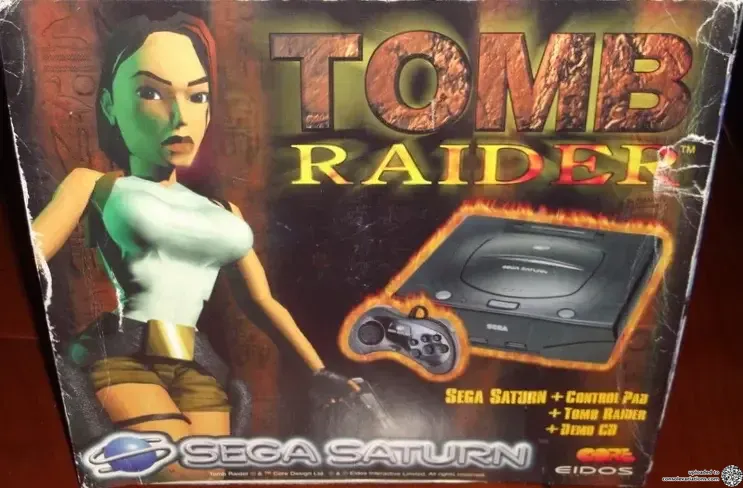 Sega Saturn Tomb Raider Bundle