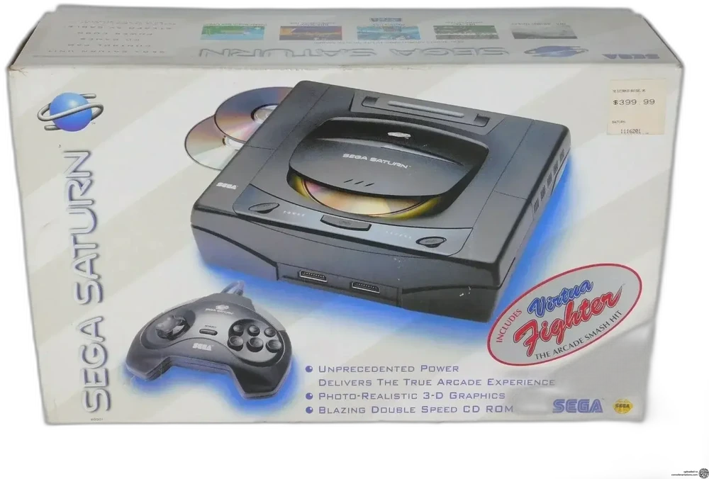 Sega Saturn Virtua Fighter White Box Bundle