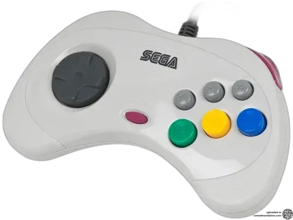 Sega Saturn White Controller