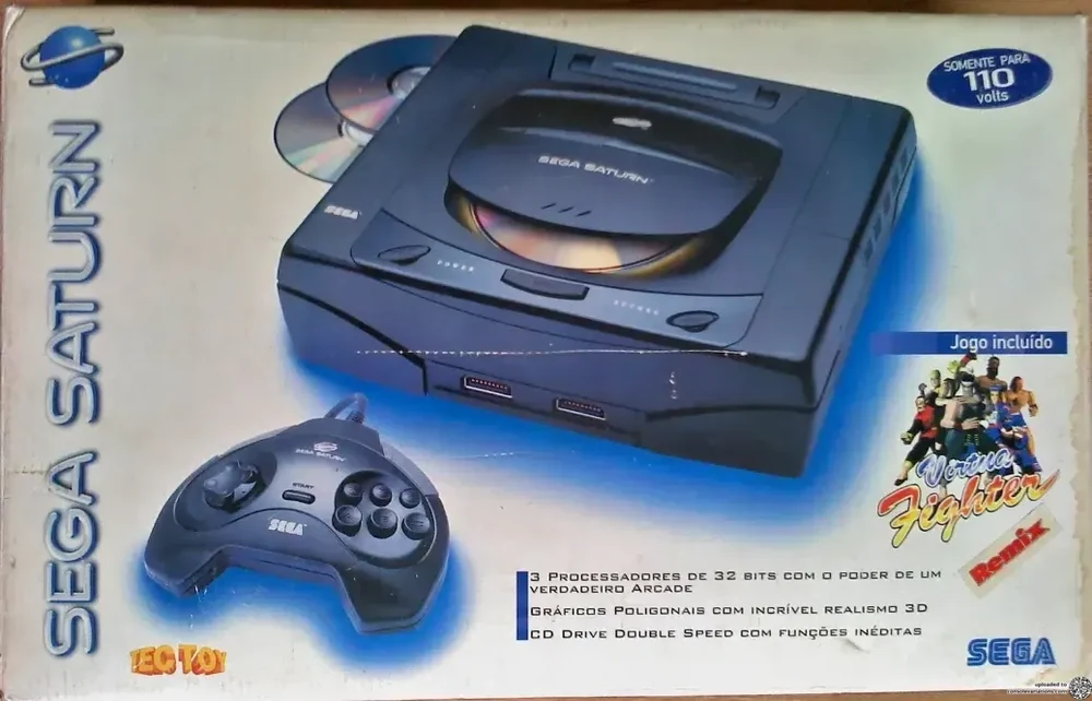 Tectoy Sega Saturn Virtua Fighter Remix Bundle