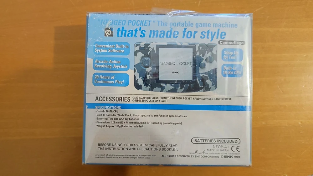 Neo Geo Pocket Camouflage Green (EU)
