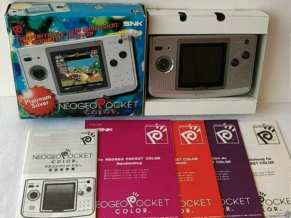 Neo Geo Pocket Color Platinum Silver (NA)
