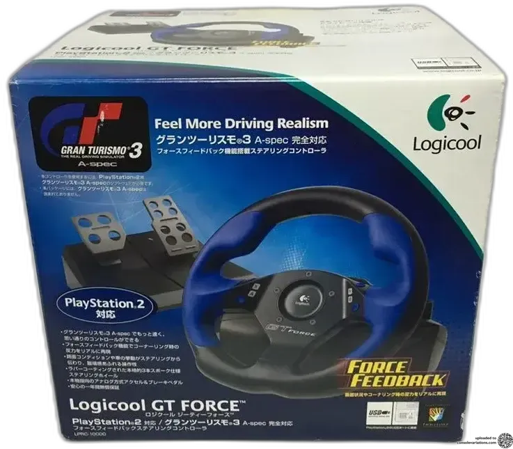 Logicool PlayStation 2 Gran Turismo 3 GT Force Pro Steering Wheel