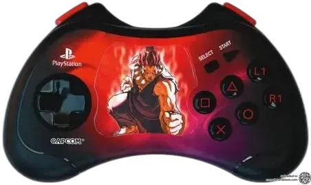 NUBY Playstation 2 Street Fighter Akuma Edition Controller