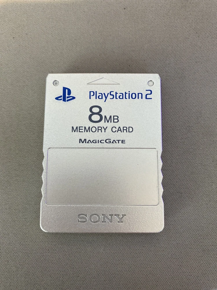 Sony PlayStation 2 8 MB Silver Memory Card (JP)