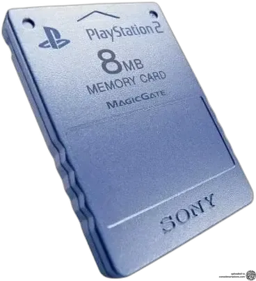 Sony PlayStation 2 Aqua Blue Memory Card