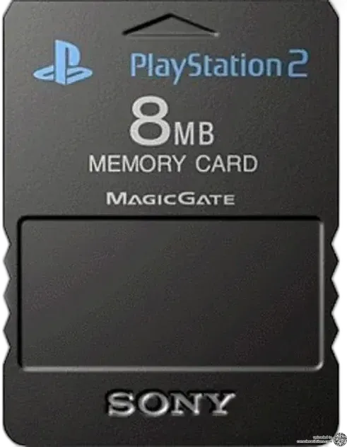 Sony PlayStation 2 Black Memory Card (JP)