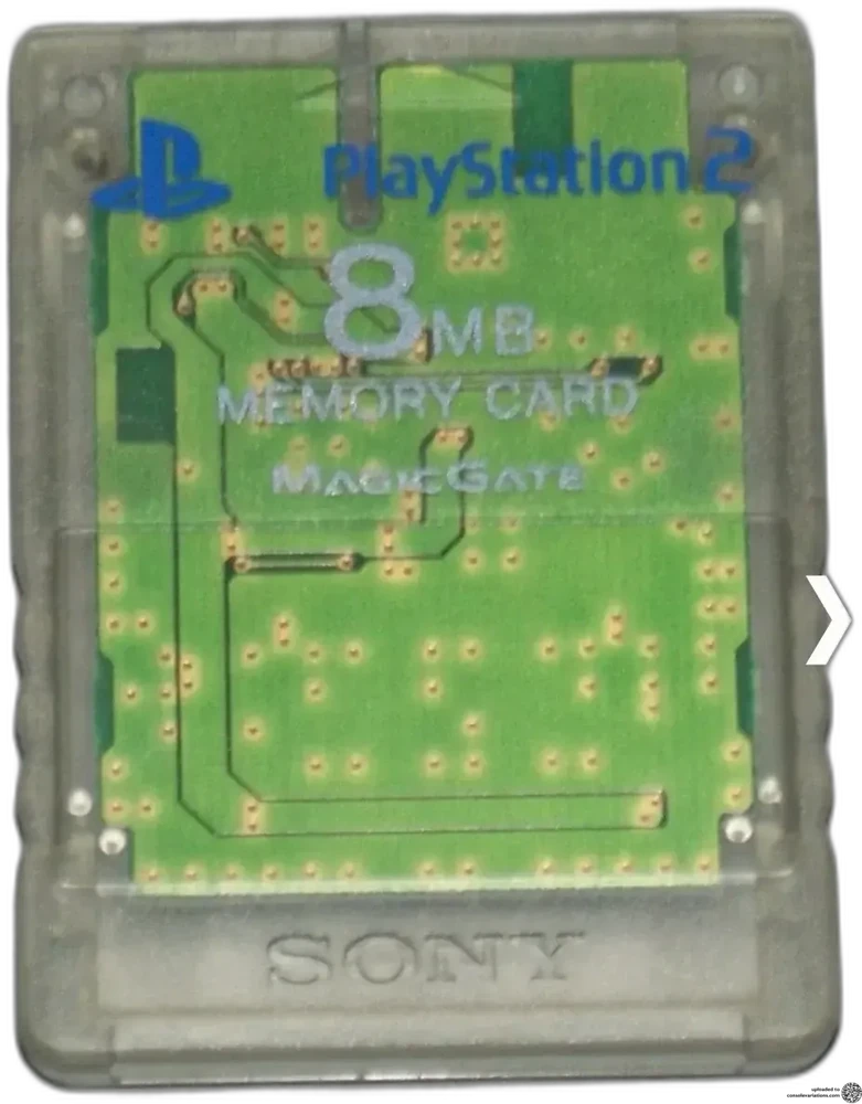 Sony PlayStation 2 Clear Memory Card
